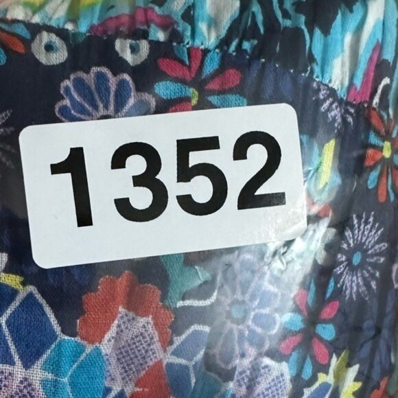 Moroccan Night Printed sequin Bell Sleeve Dress Kaftan Dress Pom-poms S/M #1352 - Picture 8 of 8